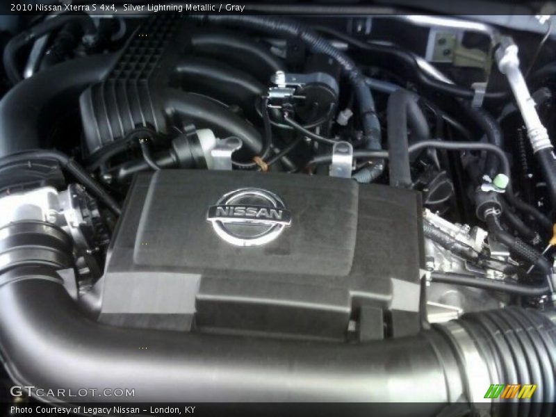 Silver Lightning Metallic / Gray 2010 Nissan Xterra S 4x4