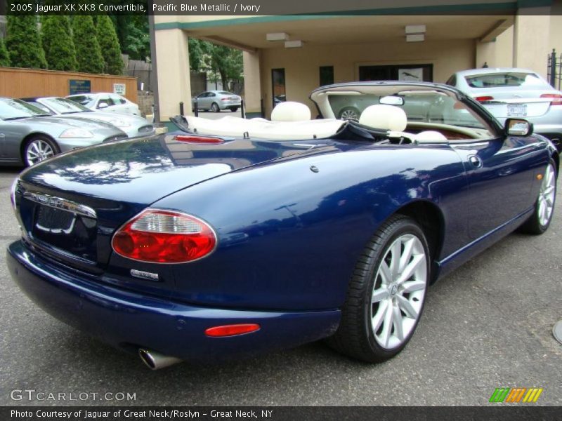 Pacific Blue Metallic / Ivory 2005 Jaguar XK XK8 Convertible