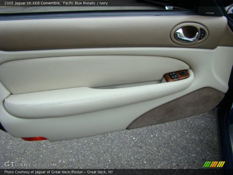Pacific Blue Metallic / Ivory 2005 Jaguar XK XK8 Convertible