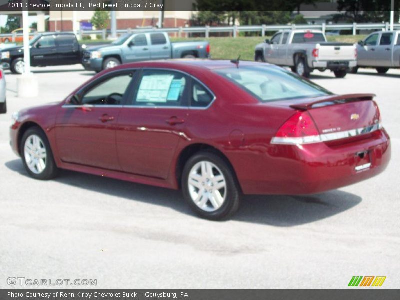 Red Jewel Tintcoat / Gray 2011 Chevrolet Impala LT