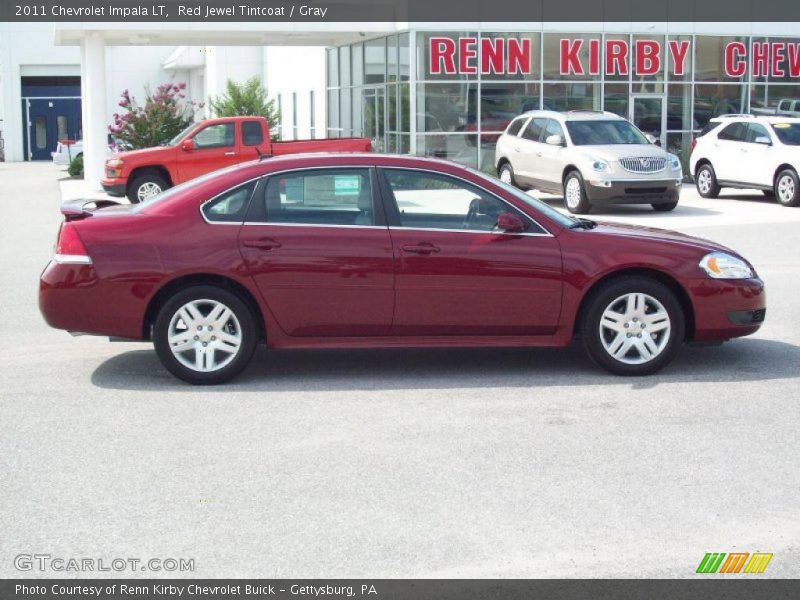 Red Jewel Tintcoat / Gray 2011 Chevrolet Impala LT