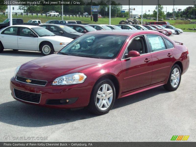 Red Jewel Tintcoat / Gray 2011 Chevrolet Impala LT