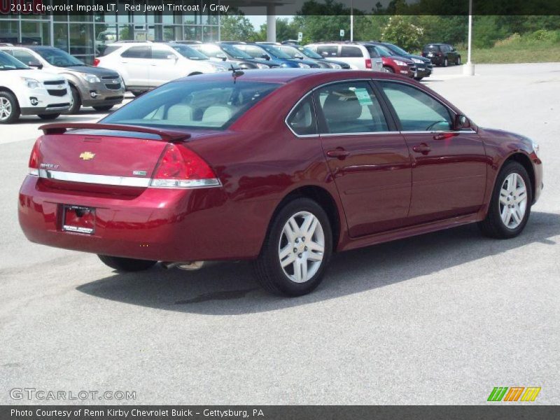 Red Jewel Tintcoat / Gray 2011 Chevrolet Impala LT