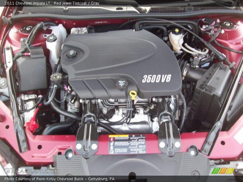 Red Jewel Tintcoat / Gray 2011 Chevrolet Impala LT