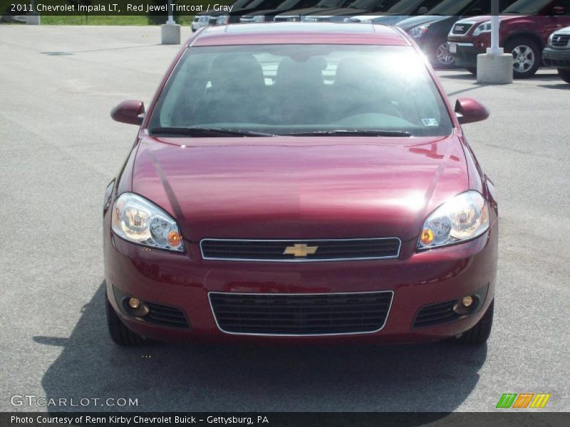 Red Jewel Tintcoat / Gray 2011 Chevrolet Impala LT