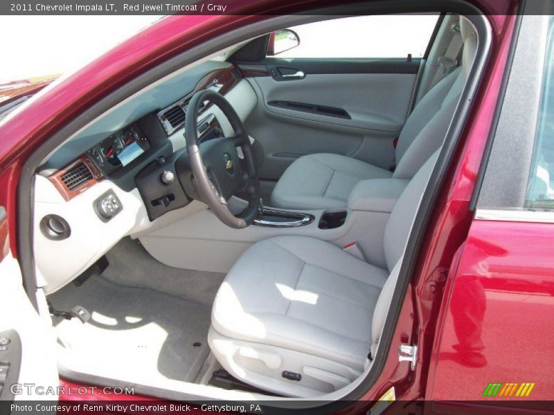 Red Jewel Tintcoat / Gray 2011 Chevrolet Impala LT