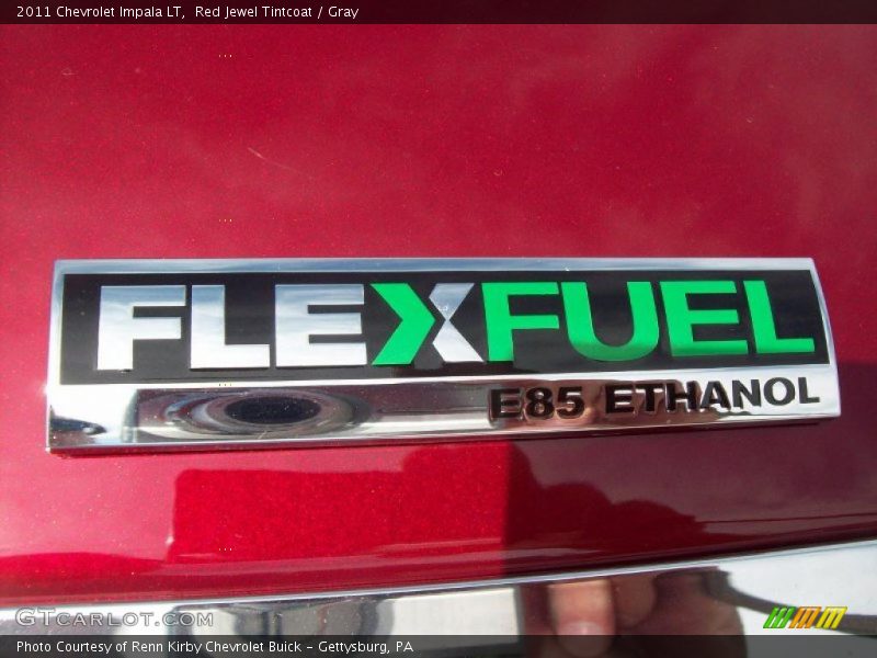 Red Jewel Tintcoat / Gray 2011 Chevrolet Impala LT