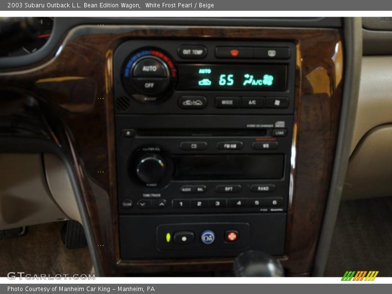 White Frost Pearl / Beige 2003 Subaru Outback L.L. Bean Edition Wagon
