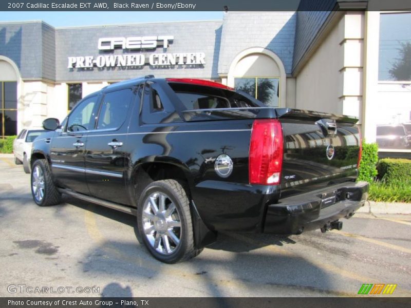 Black Raven / Ebony/Ebony 2007 Cadillac Escalade EXT AWD