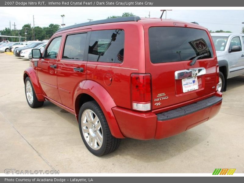 Inferno Red Crystal Pearl / Dark Slate Gray/Light Slate Gray 2007 Dodge Nitro R/T