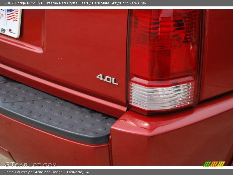 Inferno Red Crystal Pearl / Dark Slate Gray/Light Slate Gray 2007 Dodge Nitro R/T
