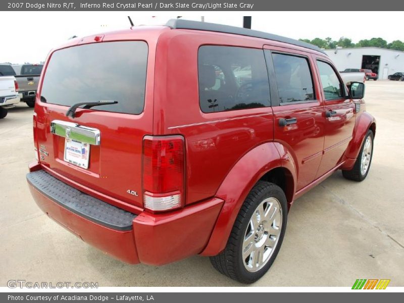 Inferno Red Crystal Pearl / Dark Slate Gray/Light Slate Gray 2007 Dodge Nitro R/T