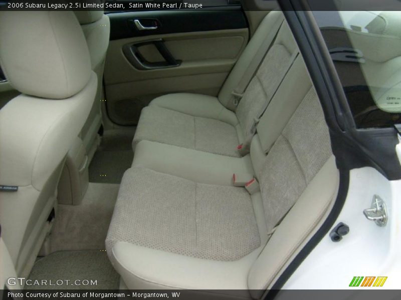 Satin White Pearl / Taupe 2006 Subaru Legacy 2.5i Limited Sedan