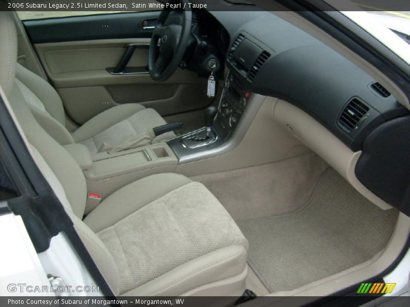 Satin White Pearl / Taupe 2006 Subaru Legacy 2.5i Limited Sedan