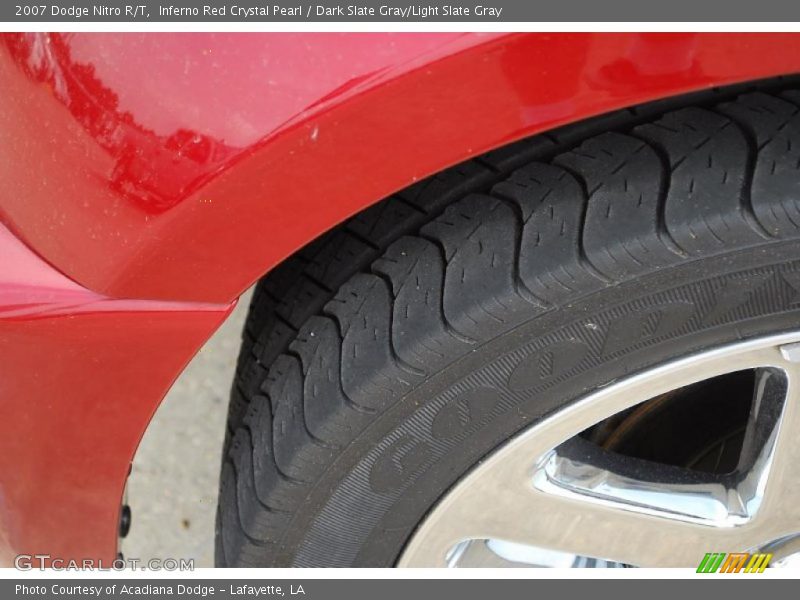 Inferno Red Crystal Pearl / Dark Slate Gray/Light Slate Gray 2007 Dodge Nitro R/T