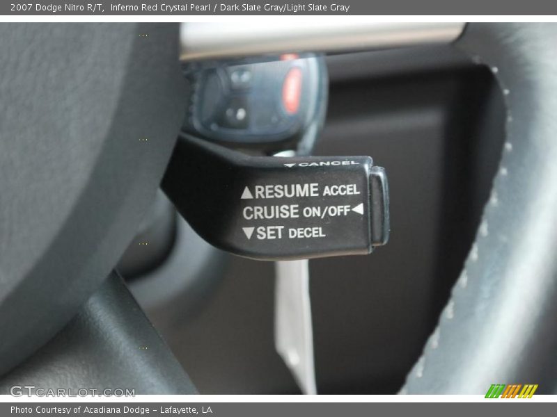 Inferno Red Crystal Pearl / Dark Slate Gray/Light Slate Gray 2007 Dodge Nitro R/T