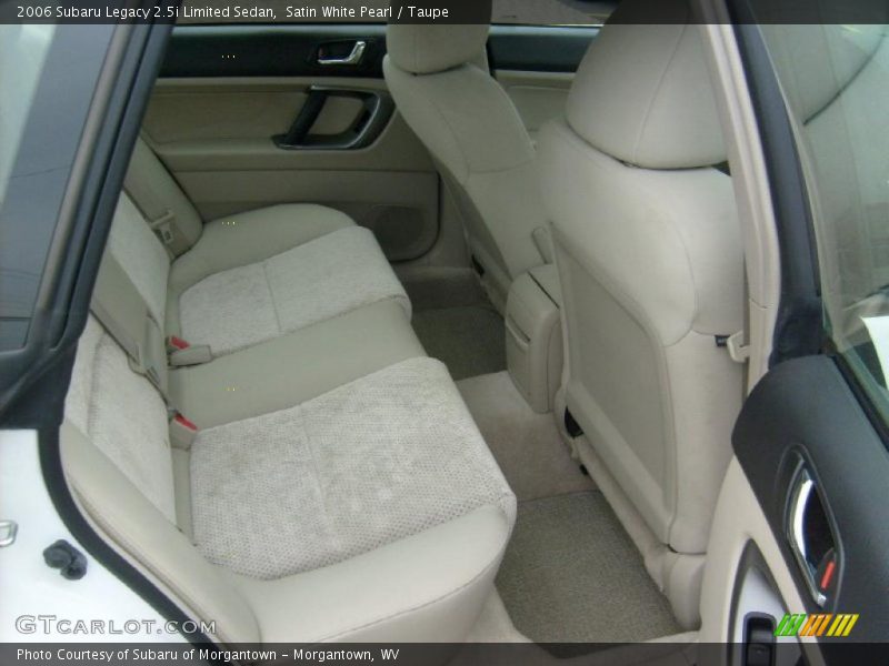Satin White Pearl / Taupe 2006 Subaru Legacy 2.5i Limited Sedan