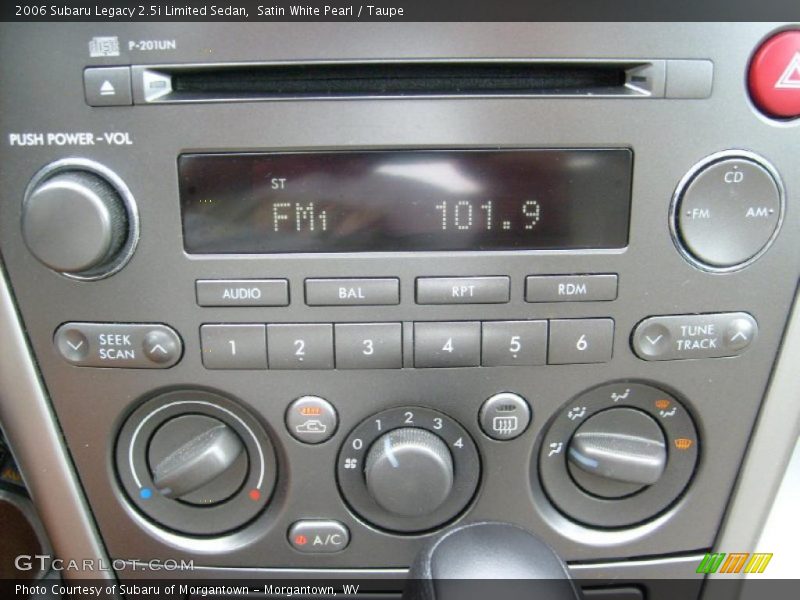 Satin White Pearl / Taupe 2006 Subaru Legacy 2.5i Limited Sedan