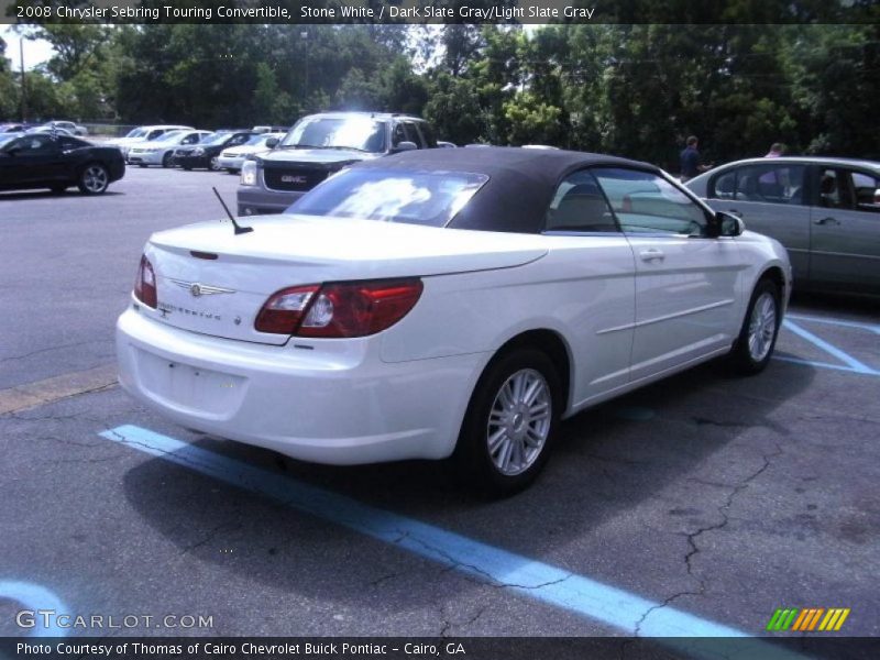 Stone White / Dark Slate Gray/Light Slate Gray 2008 Chrysler Sebring Touring Convertible
