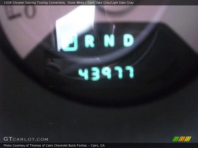 Stone White / Dark Slate Gray/Light Slate Gray 2008 Chrysler Sebring Touring Convertible