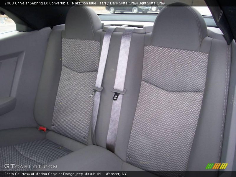 Marathon Blue Pearl / Dark Slate Gray/Light Slate Gray 2008 Chrysler Sebring LX Convertible