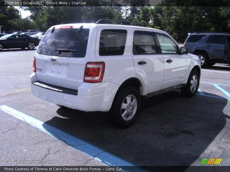 Oxford White / Charcoal 2008 Ford Escape XLT