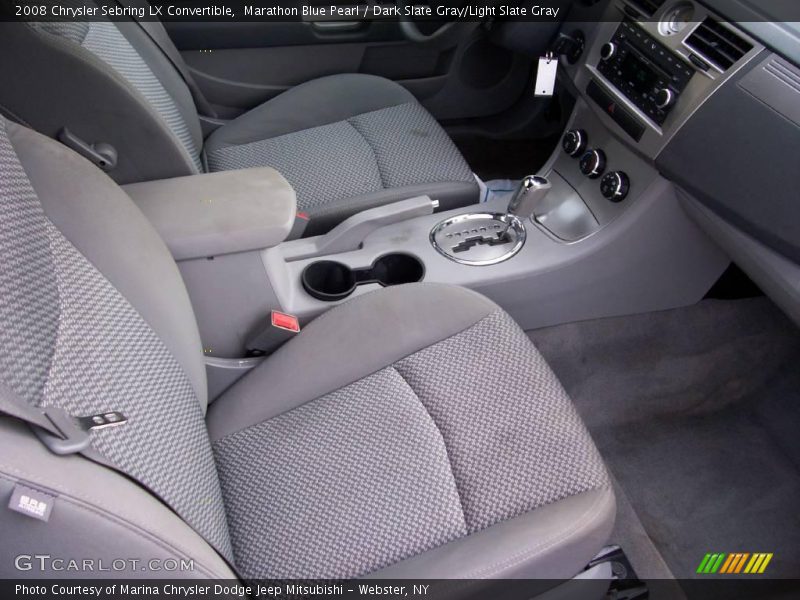Marathon Blue Pearl / Dark Slate Gray/Light Slate Gray 2008 Chrysler Sebring LX Convertible