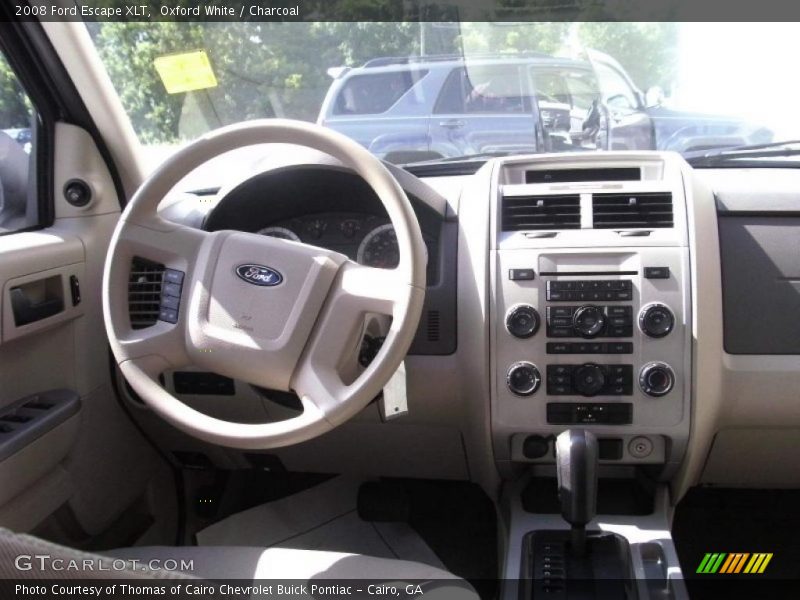 Oxford White / Charcoal 2008 Ford Escape XLT