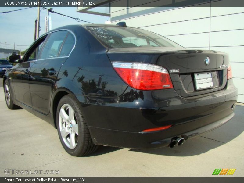 Jet Black / Black 2008 BMW 5 Series 535xi Sedan