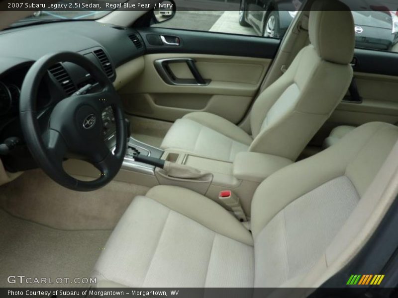 Regal Blue Pearl / Ivory 2007 Subaru Legacy 2.5i Sedan