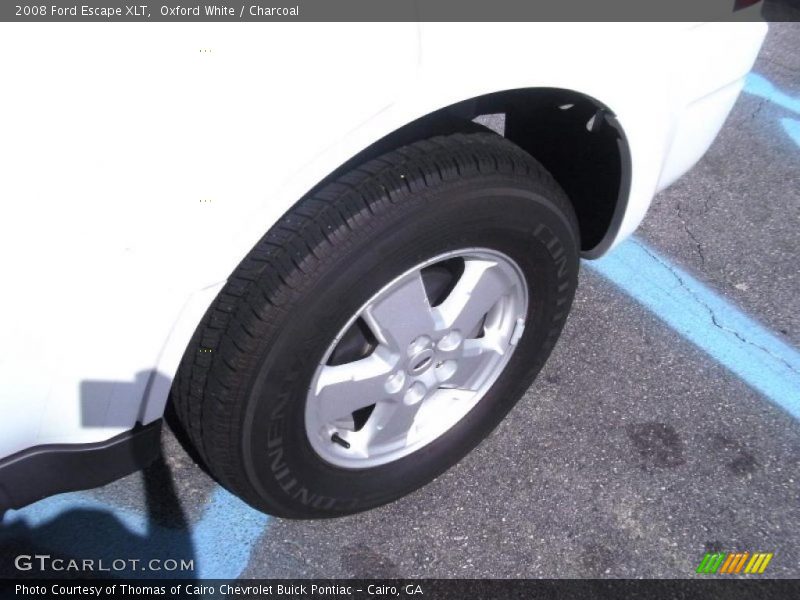 Oxford White / Charcoal 2008 Ford Escape XLT