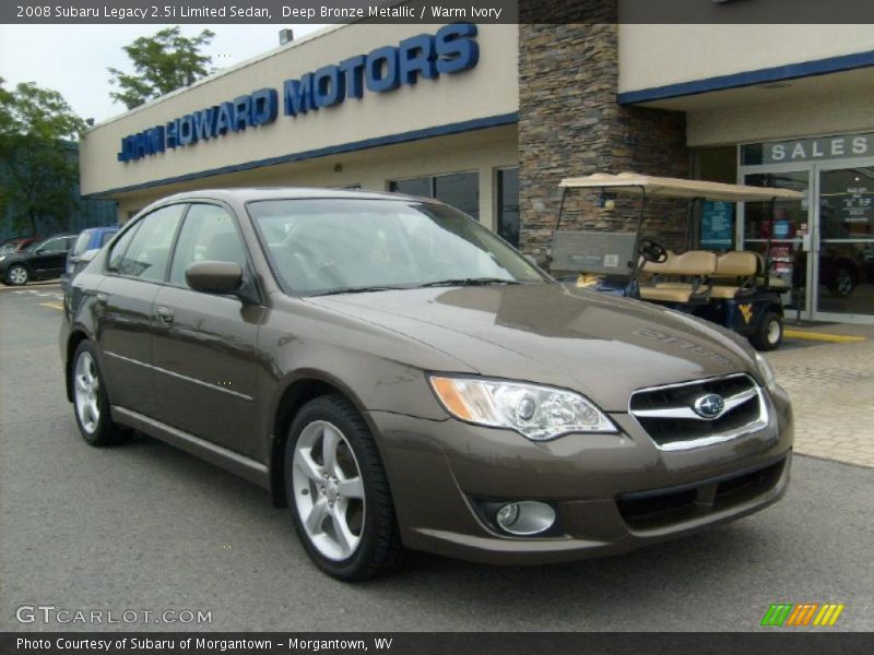 Deep Bronze Metallic / Warm Ivory 2008 Subaru Legacy 2.5i Limited Sedan