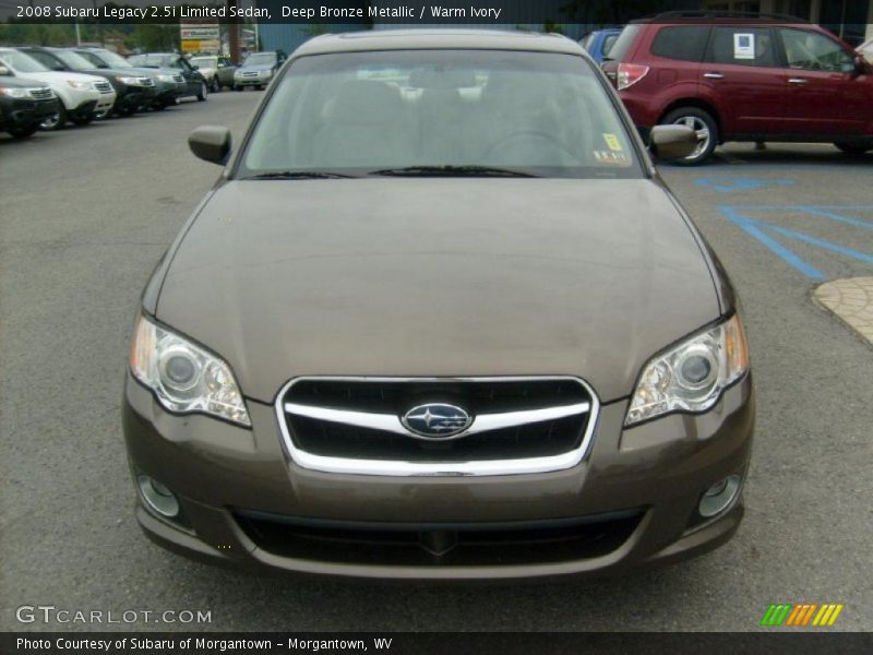 Deep Bronze Metallic / Warm Ivory 2008 Subaru Legacy 2.5i Limited Sedan