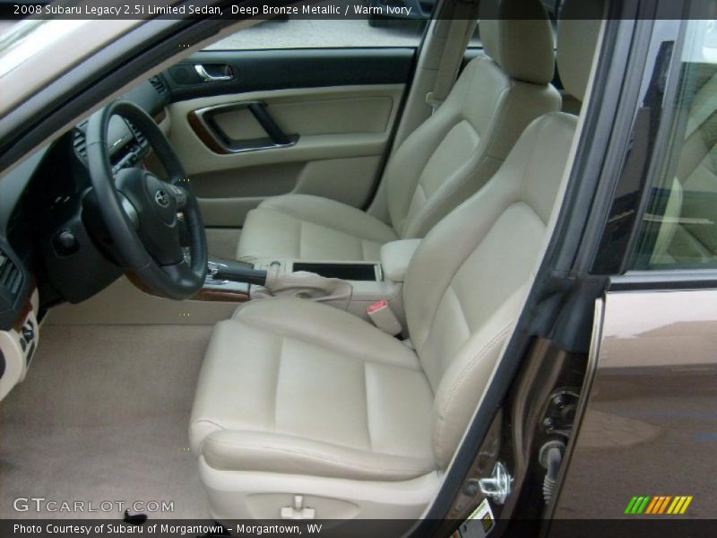 Deep Bronze Metallic / Warm Ivory 2008 Subaru Legacy 2.5i Limited Sedan