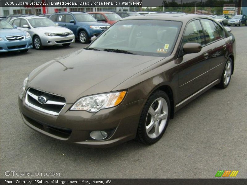 Deep Bronze Metallic / Warm Ivory 2008 Subaru Legacy 2.5i Limited Sedan
