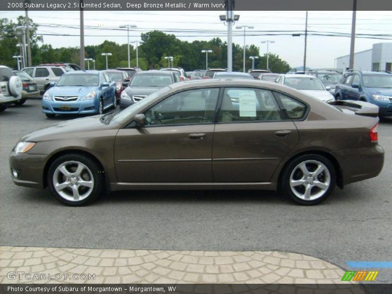 Deep Bronze Metallic / Warm Ivory 2008 Subaru Legacy 2.5i Limited Sedan