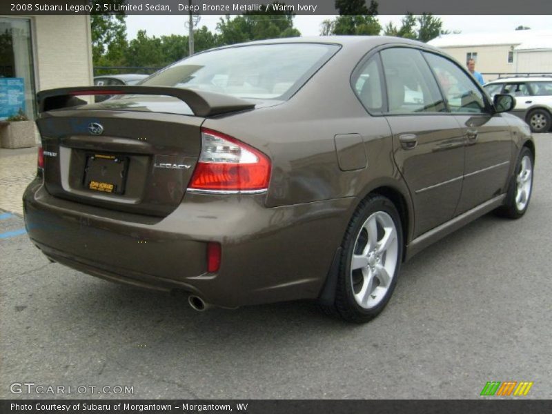 Deep Bronze Metallic / Warm Ivory 2008 Subaru Legacy 2.5i Limited Sedan