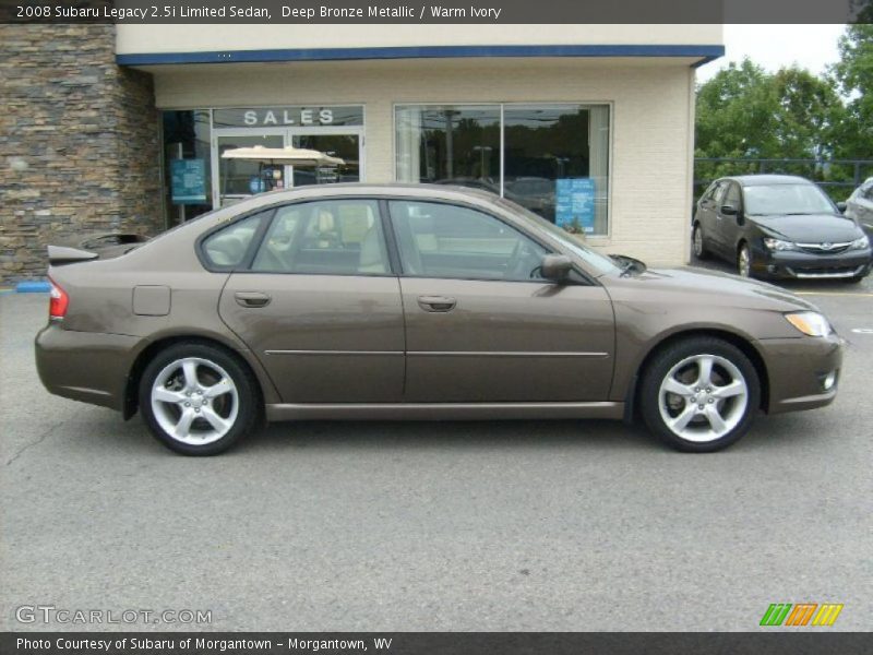 Deep Bronze Metallic / Warm Ivory 2008 Subaru Legacy 2.5i Limited Sedan