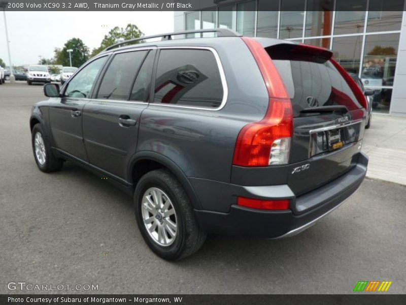 Titanium Gray Metallic / Off Black 2008 Volvo XC90 3.2 AWD