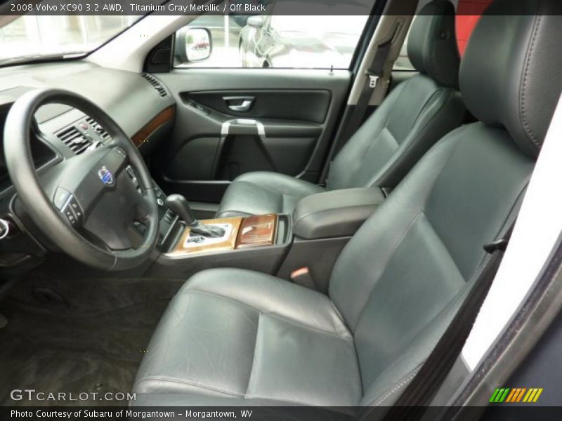 Titanium Gray Metallic / Off Black 2008 Volvo XC90 3.2 AWD