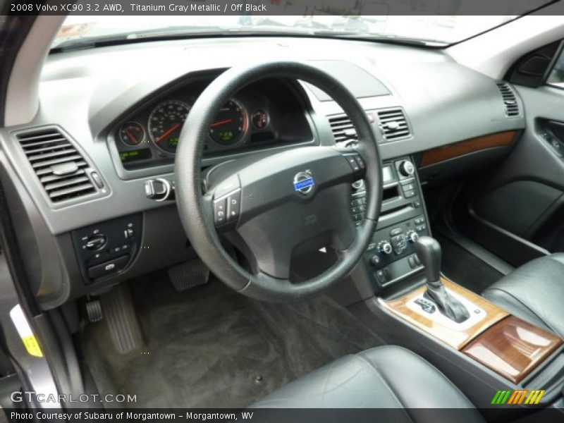 Titanium Gray Metallic / Off Black 2008 Volvo XC90 3.2 AWD