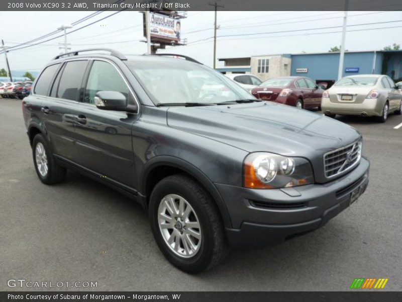 Titanium Gray Metallic / Off Black 2008 Volvo XC90 3.2 AWD