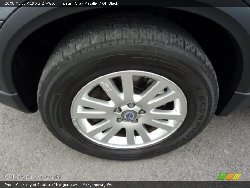 Titanium Gray Metallic / Off Black 2008 Volvo XC90 3.2 AWD