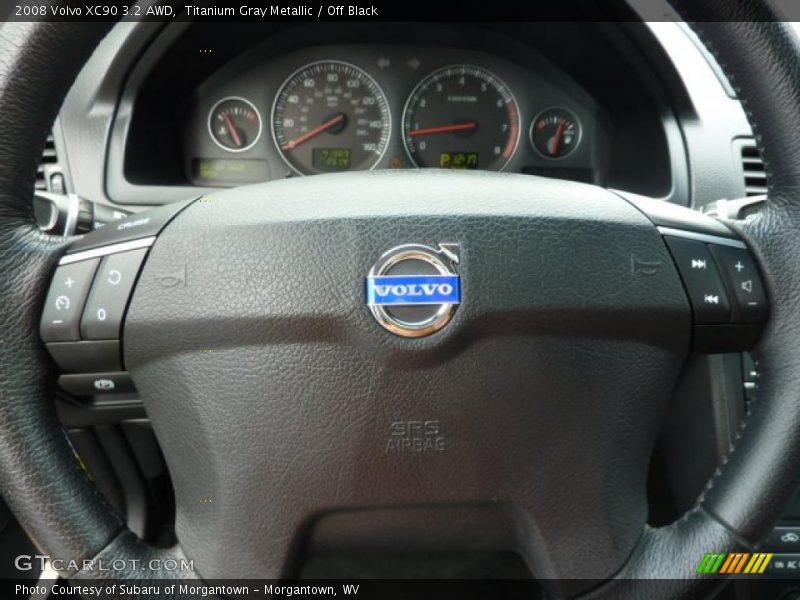 Titanium Gray Metallic / Off Black 2008 Volvo XC90 3.2 AWD