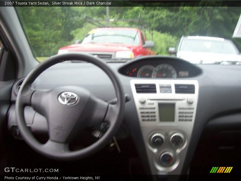 Silver Streak Mica / Dark Charcoal 2007 Toyota Yaris Sedan
