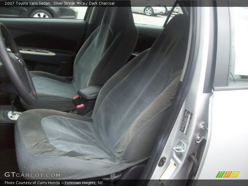 Silver Streak Mica / Dark Charcoal 2007 Toyota Yaris Sedan