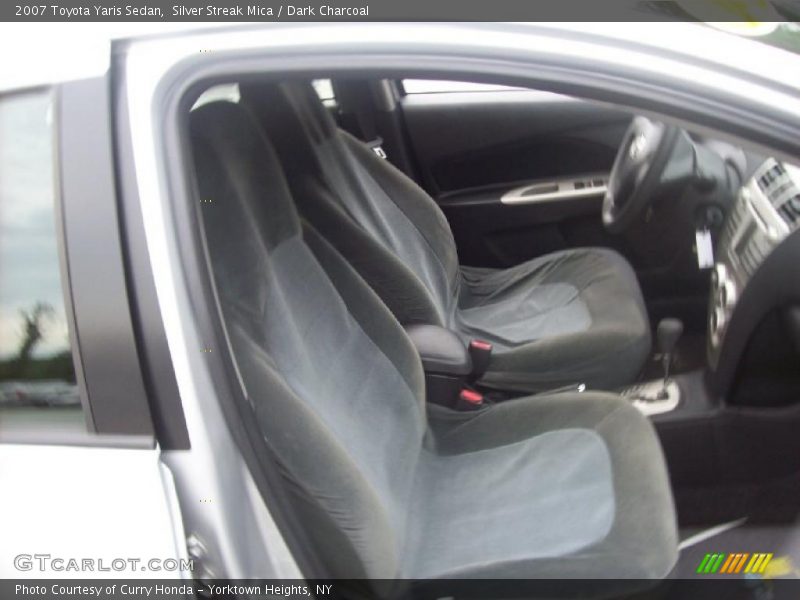 Silver Streak Mica / Dark Charcoal 2007 Toyota Yaris Sedan
