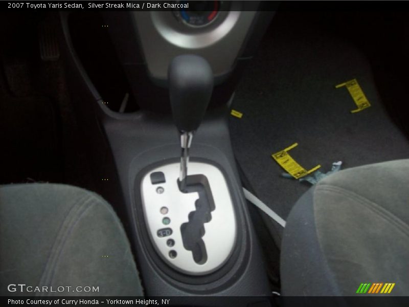 Silver Streak Mica / Dark Charcoal 2007 Toyota Yaris Sedan