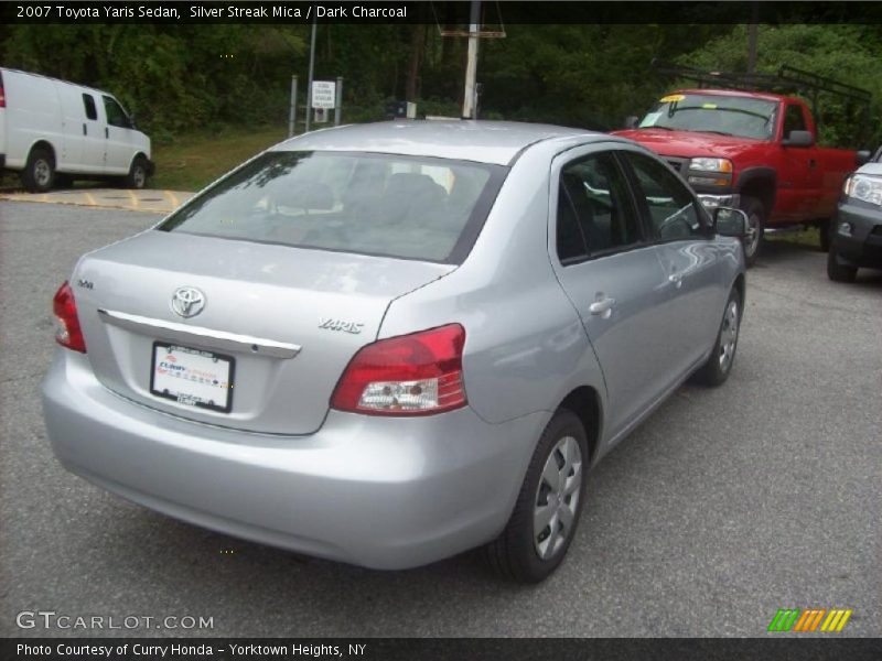 Silver Streak Mica / Dark Charcoal 2007 Toyota Yaris Sedan