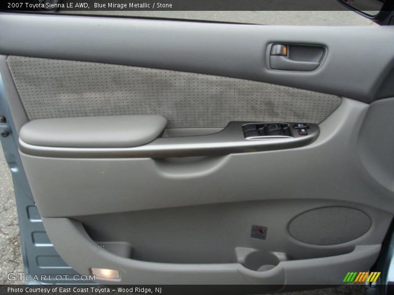 Blue Mirage Metallic / Stone 2007 Toyota Sienna LE AWD